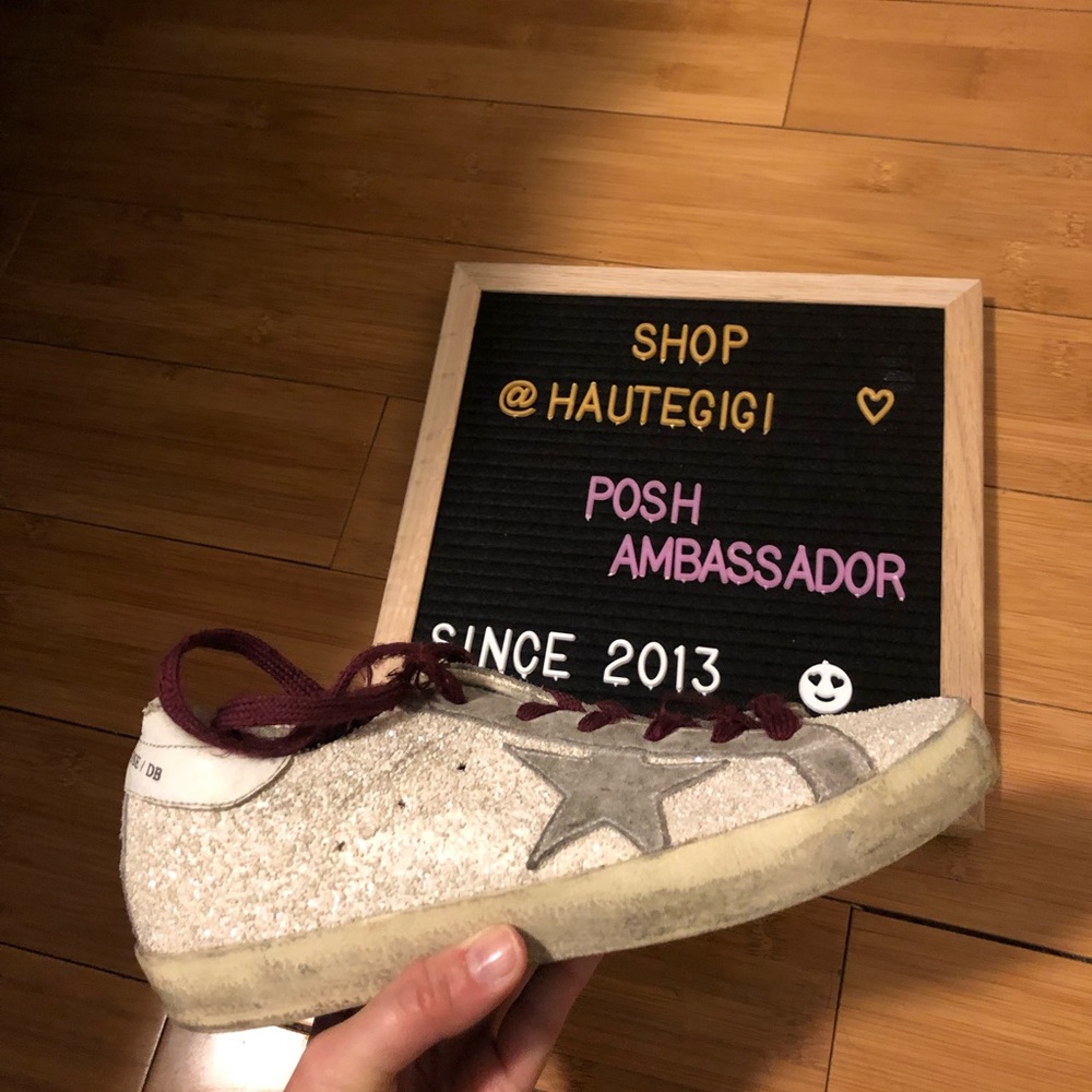 ❣️SOLD❣️[ golden goose] glitter super star sneaker - Picture 1 of 6